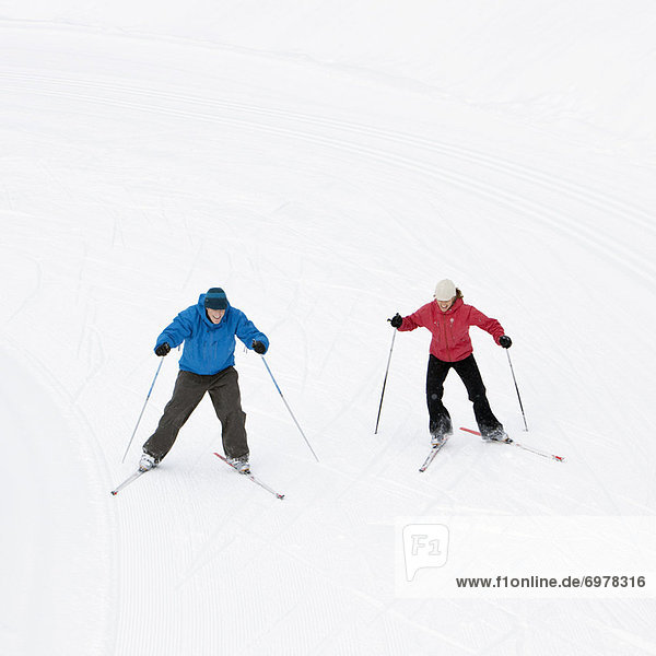 überqueren  über  Skisport  Ansicht  British Columbia  Kanada  Kreuz