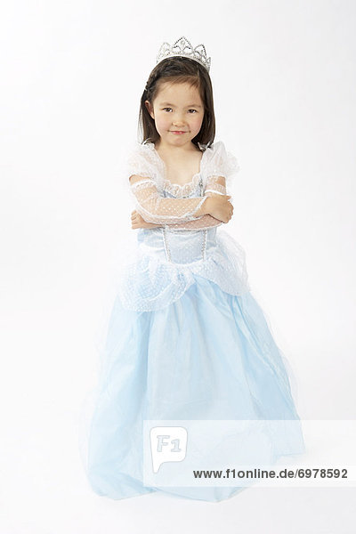 Girl Dressed as Princess