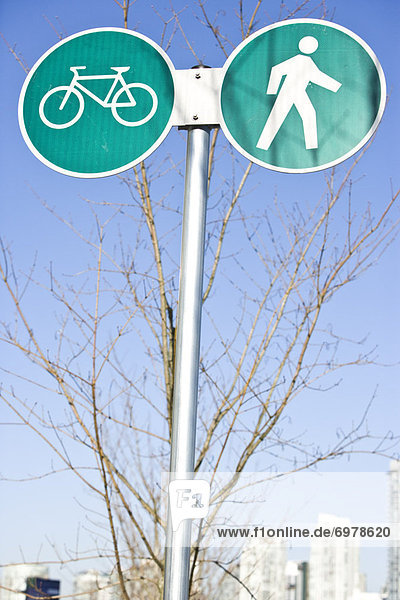 gehen  Zeichen  Fahrrad  Rad  Signal