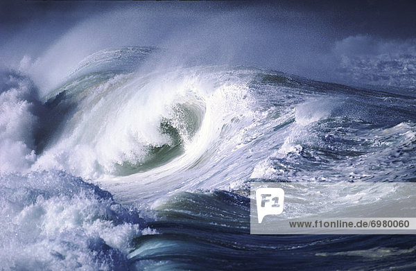 Sturm  Ozean  Hawaii  Waimea Bay  Wasserwelle  Welle
