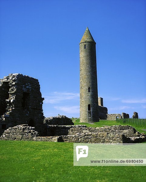 Ruine Abtei Jahrhundert Irland rund