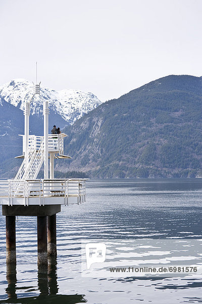 Ferry Dock  Porteau Cove  Squamish  British Columbia  Canada