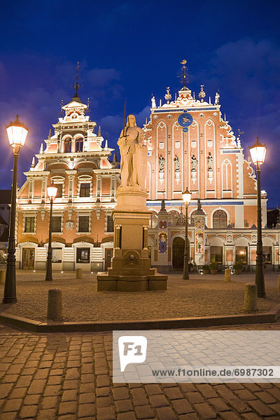 Altstadt Riga Hauptstadt Lettland Rathausplatz