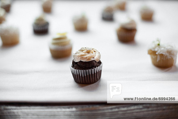 Schokolade Gewürzvanille Vanille cupcake