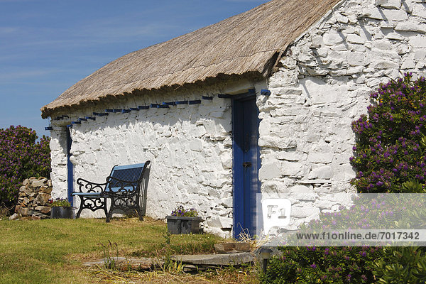 'Thatch Cottage On Malin Head On The Inishowen Peninsula
