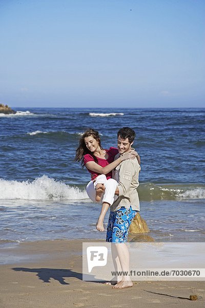 Young Couple at Beach