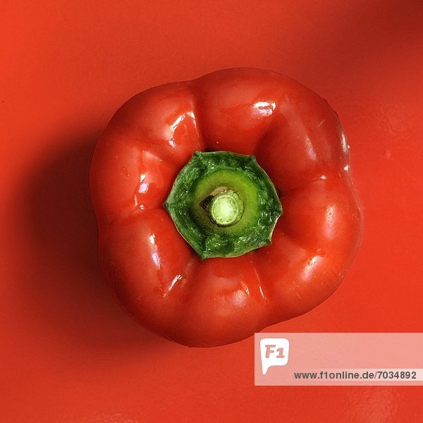 High Angle View Von Rotem Pfeffer