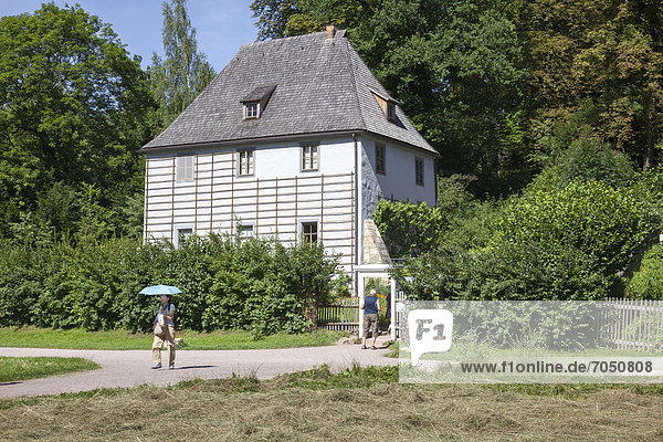 Goethe's Garden House  Weimar  Thuringia  Germany  Europe