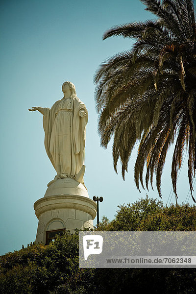 Statue  Santiago de Chile  Chile  Südamerika  Amerika