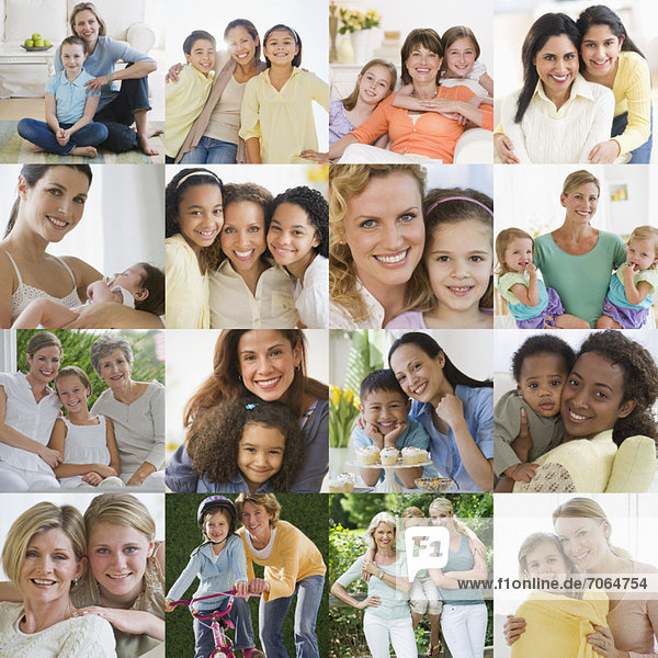 Composite image of families