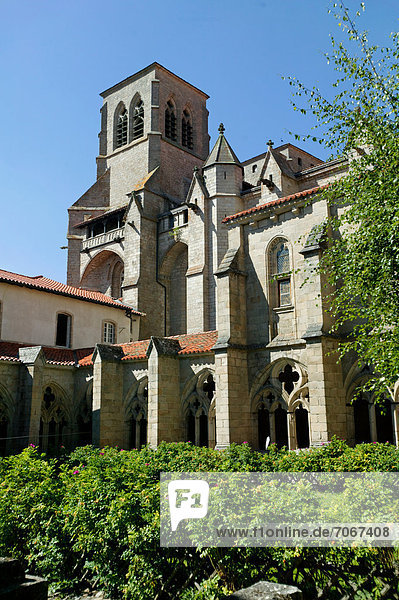 Saint Robert Kirche  La Chaise Dieu  Haute Loire  Auvergne  Frankreich  Europa