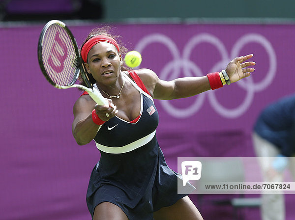 Serena Williams  USA  AELTC  London 2012  Olympic Tennis Tournament  Olympiade  Wimbledon  London  England  Großbritannien  Europa