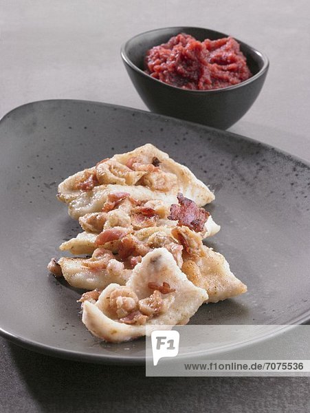 Finkenwerder-style sole with bacon and prawns