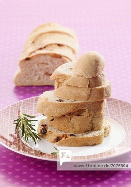Olive and rosemary baguette