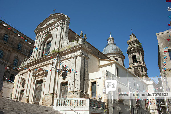 Kirche Chiesa Santa Maria del Monte  Caltagirone  Provinz Catania  Sizilien  Italien  Europa