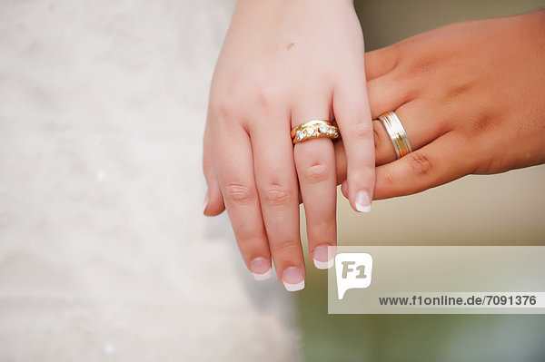 USA  Texas  Close up wedding rings