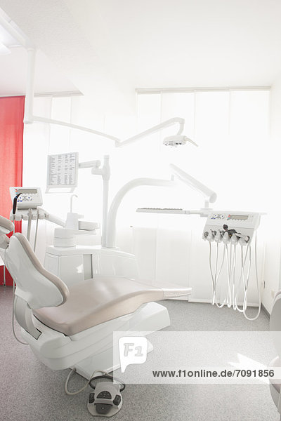 Germany  Dentist chair and equipment in dental office