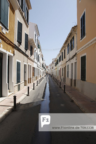 Spanien  Menorca  Straßenansicht
