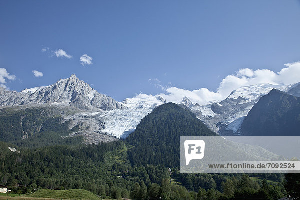 Frankreich  Blick auf den Mont Blanc