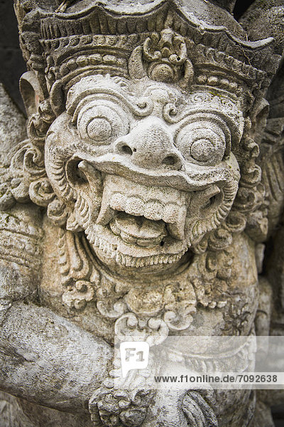 Indonesia  Bali  Close up of hindu god in Pura Besakih Temple