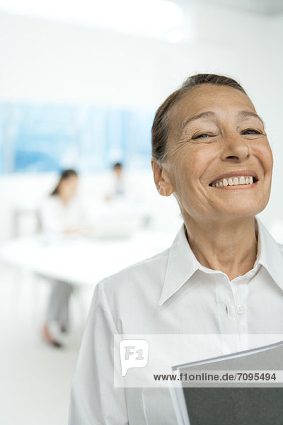 Senior businesswoman  smiling