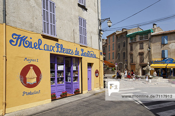 Frankreich Europa verkaufen Produktion Laden Schaufenster Lavendel Valensole