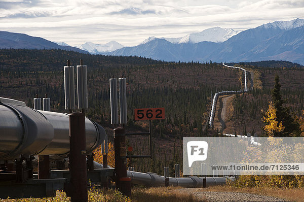 Vereinigte Staaten von Amerika USA Energie energiegeladen Amerika Stadtplanung Alaska Öl Pipeline