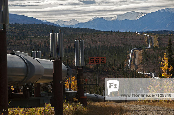 Vereinigte Staaten von Amerika USA Energie energiegeladen Amerika Stadtplanung Alaska Öl Pipeline