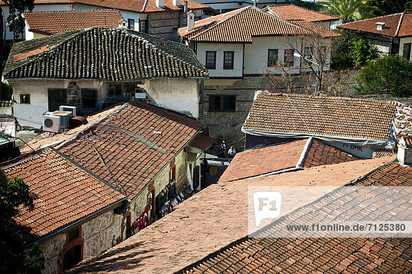 Truthuhn  Dach  Landstraße  Gebäude  Stadt  Großstadt  Geschichte  Altstadt  Antalya  Türkei  türkisch