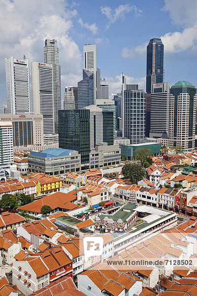 Stadtansicht  Stadtansichten  Urlaub  Reise  Hochhaus  Asien  Singapur  Tourismus