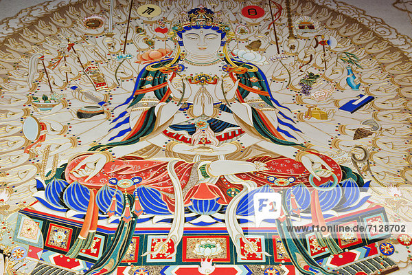 Urlaub Reise fünfstöckig Buddhismus China Tempel Kloster Asien Buddha Hongkong Tourismus