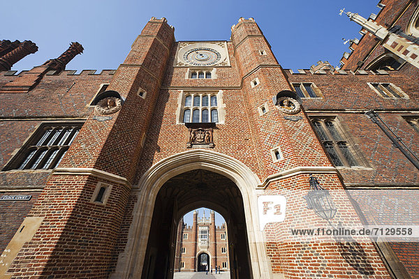 Urlaub  britisch  Großbritannien  London  Hauptstadt  Reise  Palast  Schloß  Schlösser  England  Hampton Court  Surrey  Tourismus