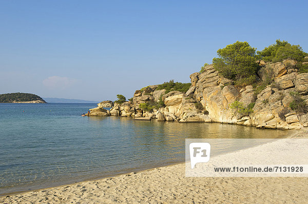 leer , Landschaftlich schön, landschaftlich reizvoll , Europa , Urlaub , Tag , europäisch , Strand , Küste , niemand , Reise , Meer , Sandstrand , Griechenland