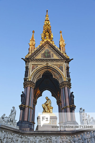 Denkmal  Europa  britisch  Großbritannien  London  Hauptstadt  Prince Albert National Park  England