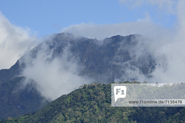 Volcano  peak  mountain  crater  Landscape  Volcan Baru  Panama  Central America