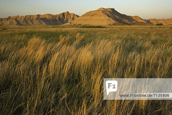 Vereinigte Staaten von Amerika  USA  Nationalpark  Amerika  Wandel  Steppe  Wiese  Gras  Erosion  Prärie  South Dakota