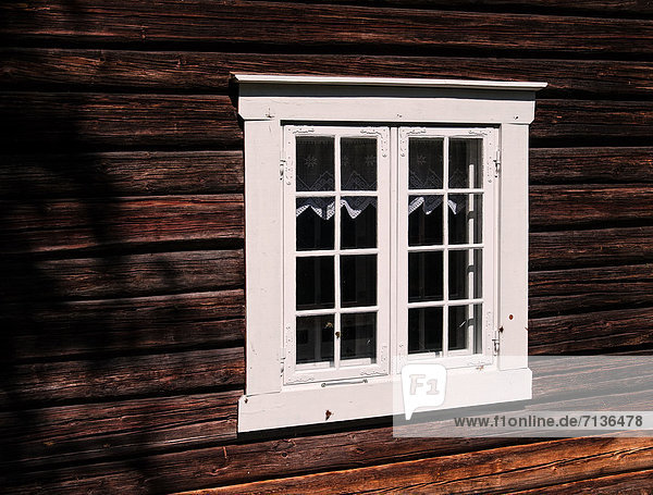 Farmhouse  log cabin  Buskerud  window  open-air museum  timber house  museum  Norge  Norway  Prestfoss  Sigdal and Eggedal museum  Scandinavia