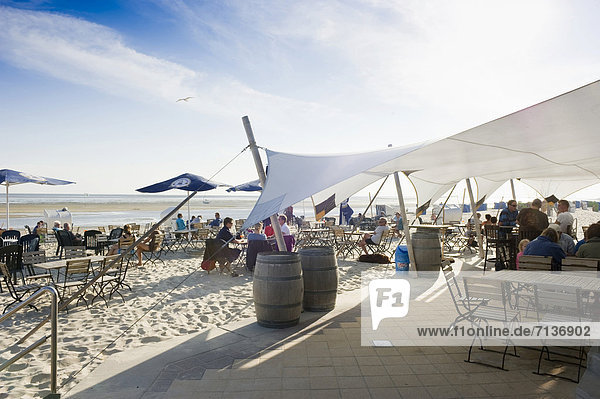 Strandbar Wyk Föhr Nordfriesland Schleswig-Holstein Deutschland Europa