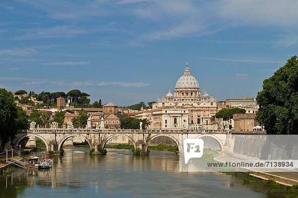 Rom  Hauptstadt  Fluss  Tiber  Italien  Vatikan