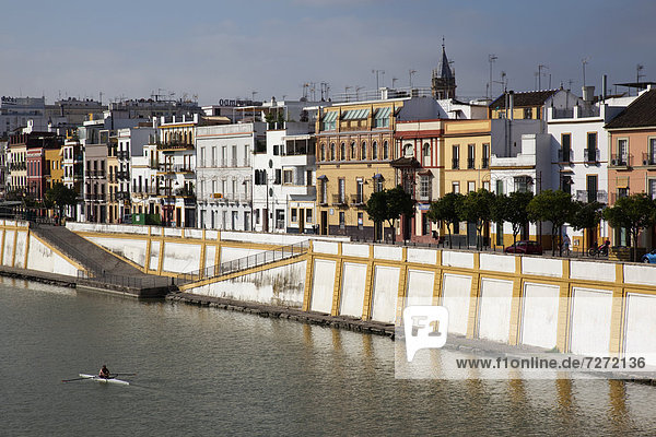 Triana district of Seville  Andalusia  Spain  Europe
