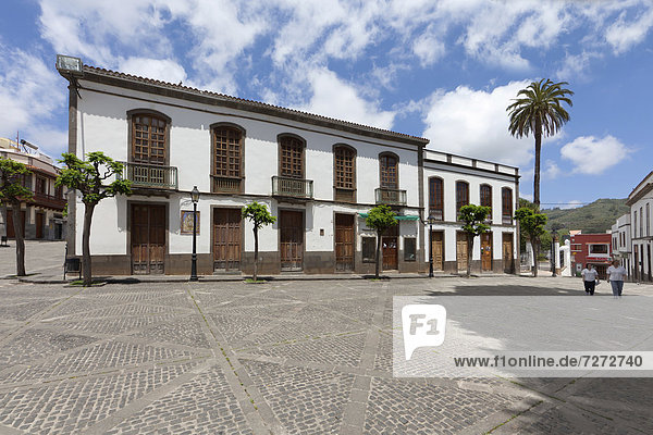 Europa Herrenhaus Stadt Kanaren Kanarische Inseln Gran Canaria alt Spanien