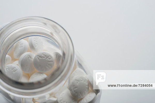Flasche Aspirin