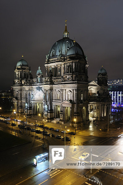 Berlin Cathedral at night  Germany