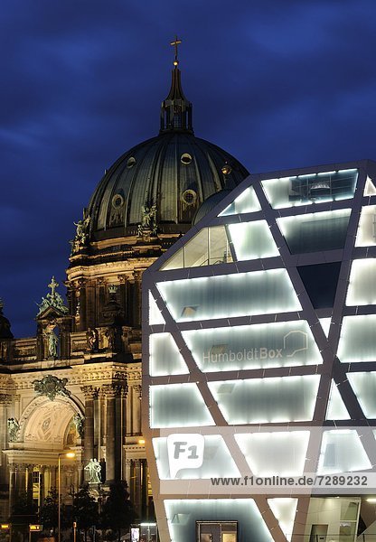 Information center Humboldt Box and Berlin Cathedral  Germany
