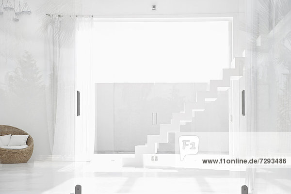 Spain  Modern living room with stairs