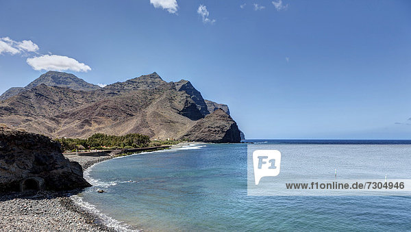 Strandabschnitt bei La Aldea de San Nicol·s  Gran Canaria  Kanarische Inseln  Spanien  Europa  ÖffentlicherGrund