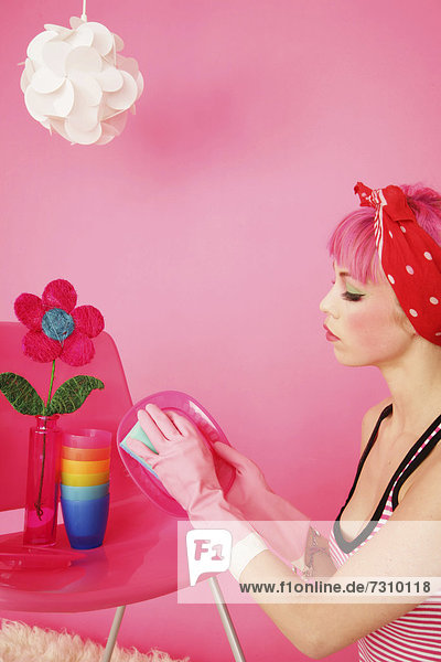 Spring-cleaning in pink