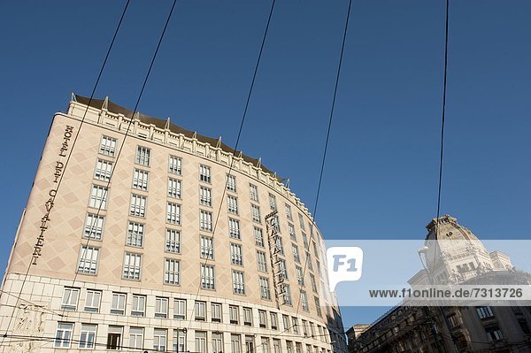 Italien Lombardei Mailand Piazza Missori Hotel dei Cavalieri