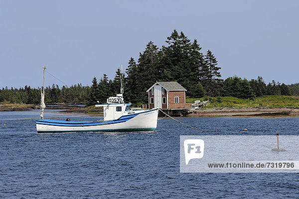 Boot  Blue Rocks  Lunenburg  Maritime Provinzen  Nova Scotia  Neuschottland  Kanada