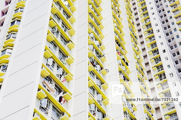 Apartment buildings in Hong Kong  China